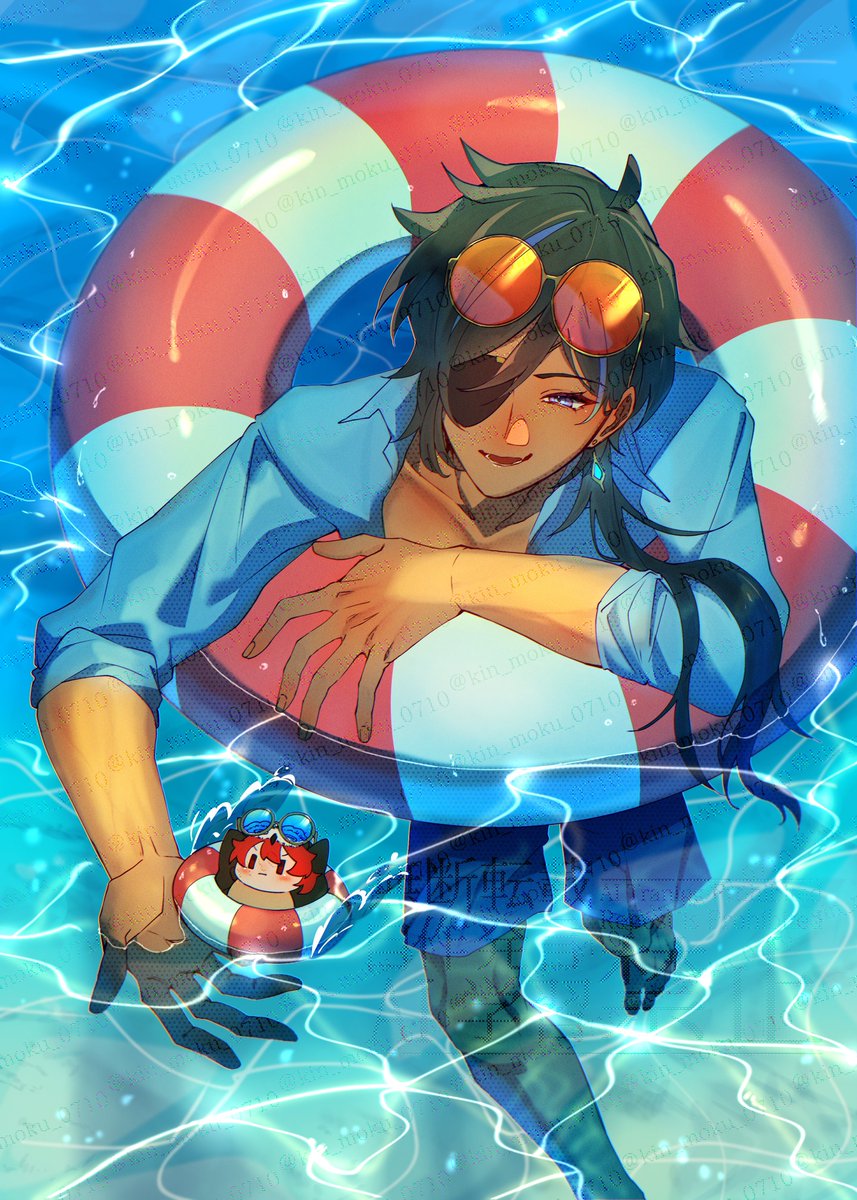 なかなか上手く泳げてるぜ？