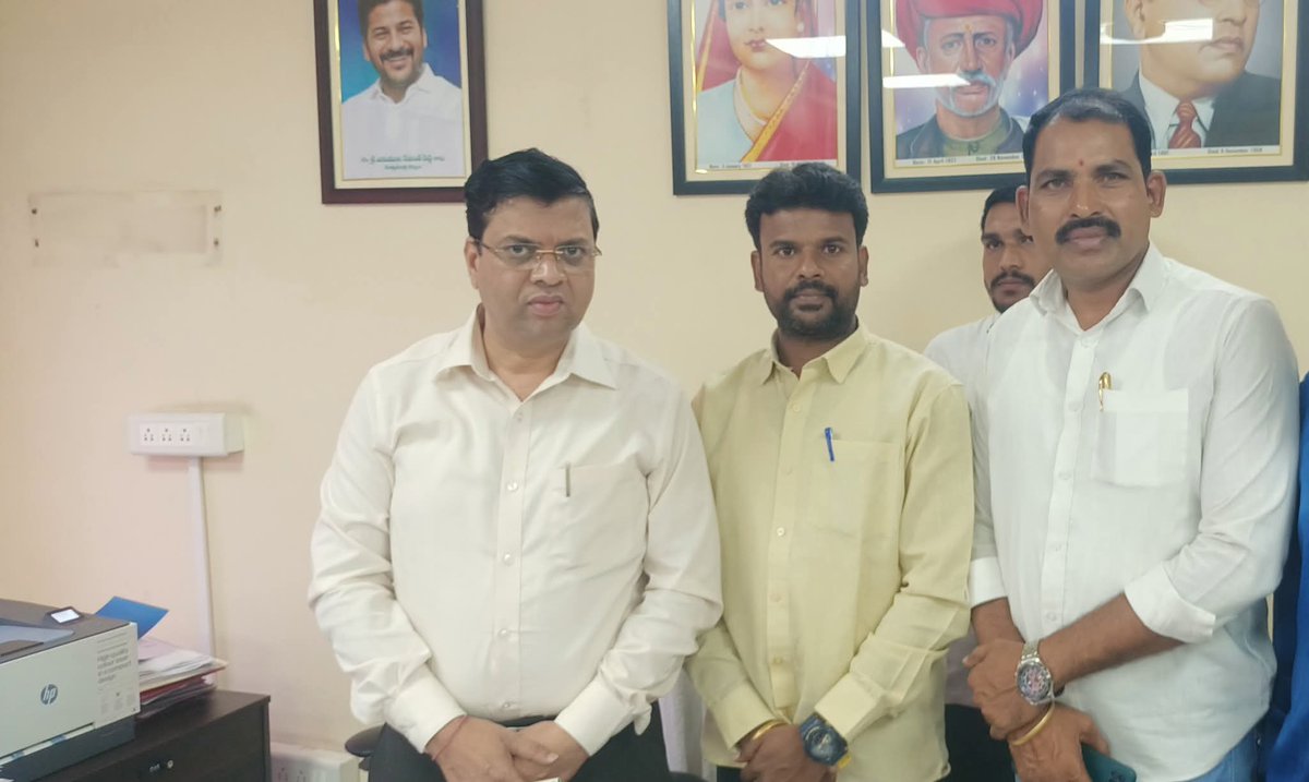 DSPGHYD's tweet image. Had the privilege of paying a courteous visit to Shri Saidulu (IFS), Secretary of Mahatma Jyotiba Phule Telangana Backward Classes Welfare Residential Educational Institutions Society (MJPTBCWREIS).
        - RajKamal (Greater Hyderabad Presidency-DSP)

@VisharadanDr