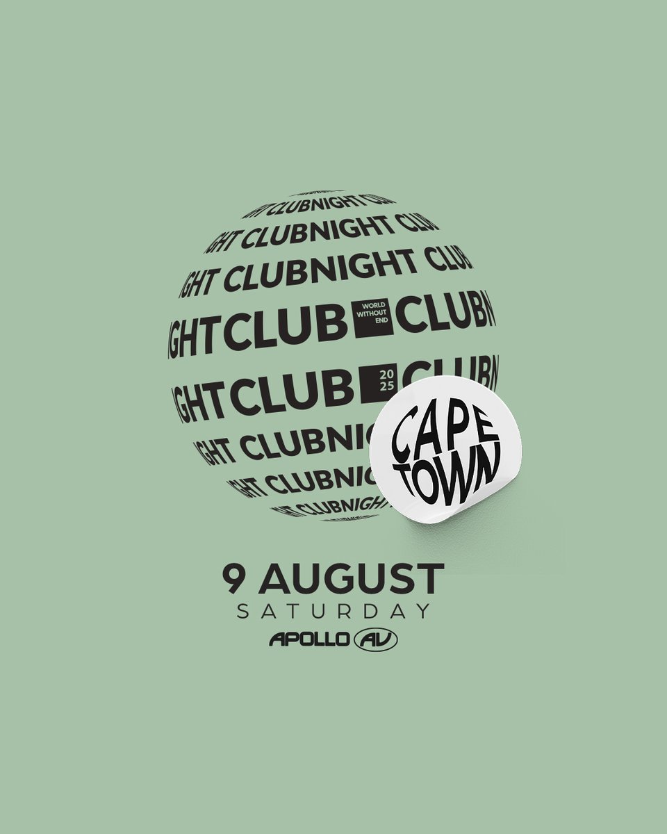 wrld_withoutend's tweet image. 🚨 ANNOUNCEMENT 🚨

Cape Town, we’re back in the mother city!

🗓️ 9 August 2025
📍 Apollo AV

See you on the dance floor—No Bad Vibes!
howler.co.za/CLUBNIGHT-AUG9…