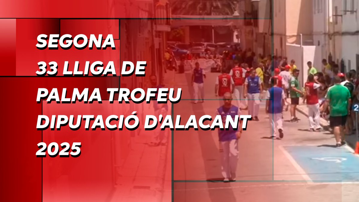 adnvalencia.tv/video/segona-3…
SEGONA 33 LLIGA DE PALMA TROFEU DIPUTACIÓ D’ALACANT 2025