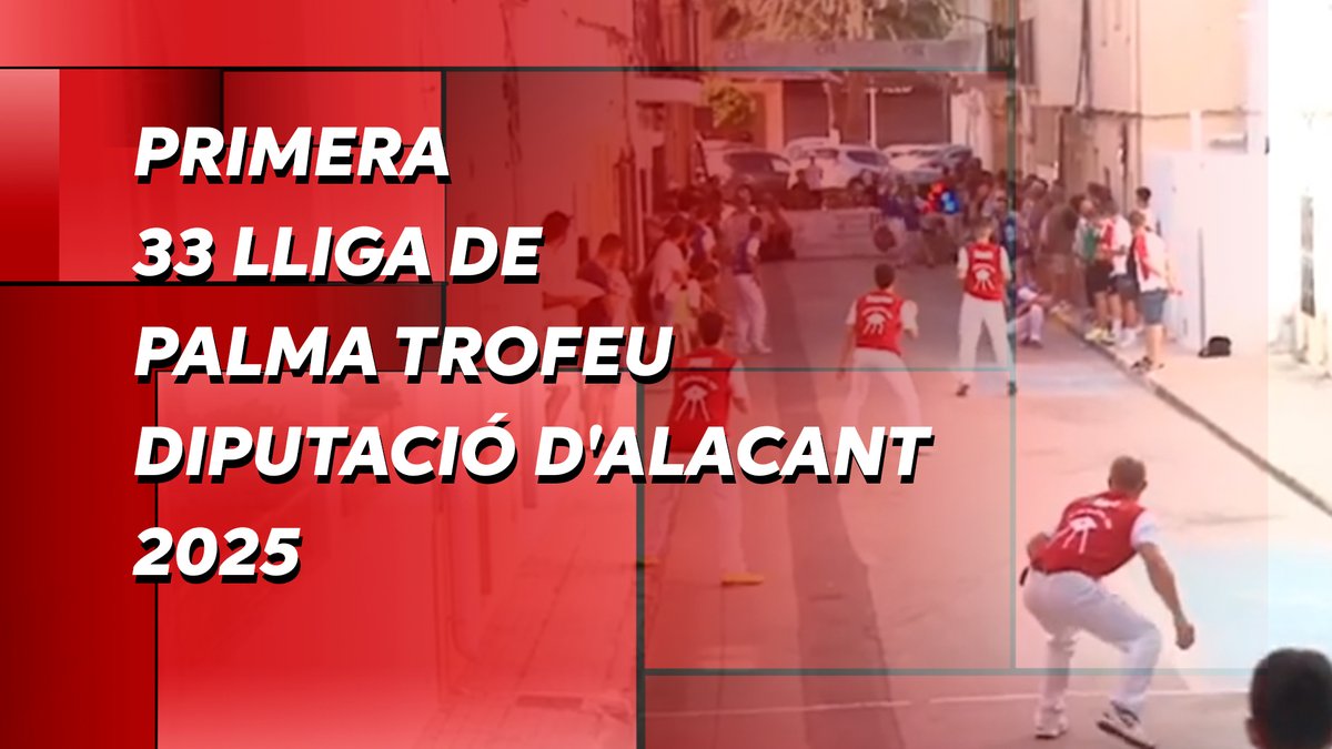 adnvalencia.tv/video/primera-…
PRIMERA 33 LLIGA DE PALMA TROFEU DIPUTACIÓ D’ALACANT 2025