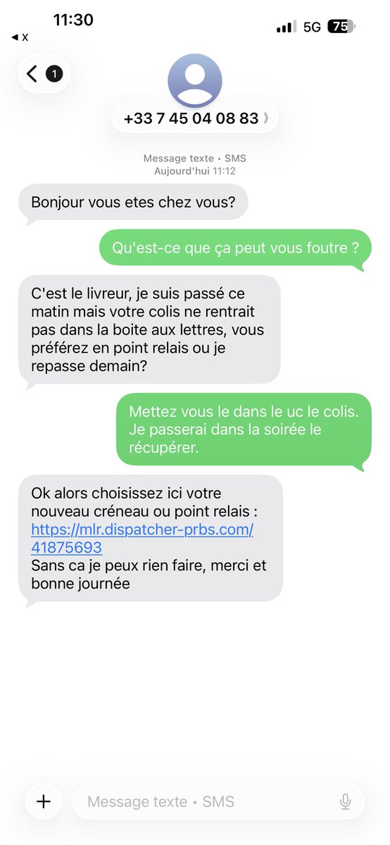 Je crois que j’ai une touche avec un arnaqueur ❤️