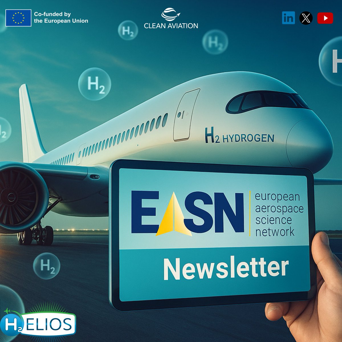 📰 The newest EASN Newsletter is out, featuring <a href="/h2elios_/">H2ELIOS</a> progress! 🚀

✅ Hydrogen storage &amp; cryogenic tank updates
✅ New research publications
✅ Team spotlights
✅Meeting and events

🔗 Read here: newsletter.easn.net/issues/newslet…