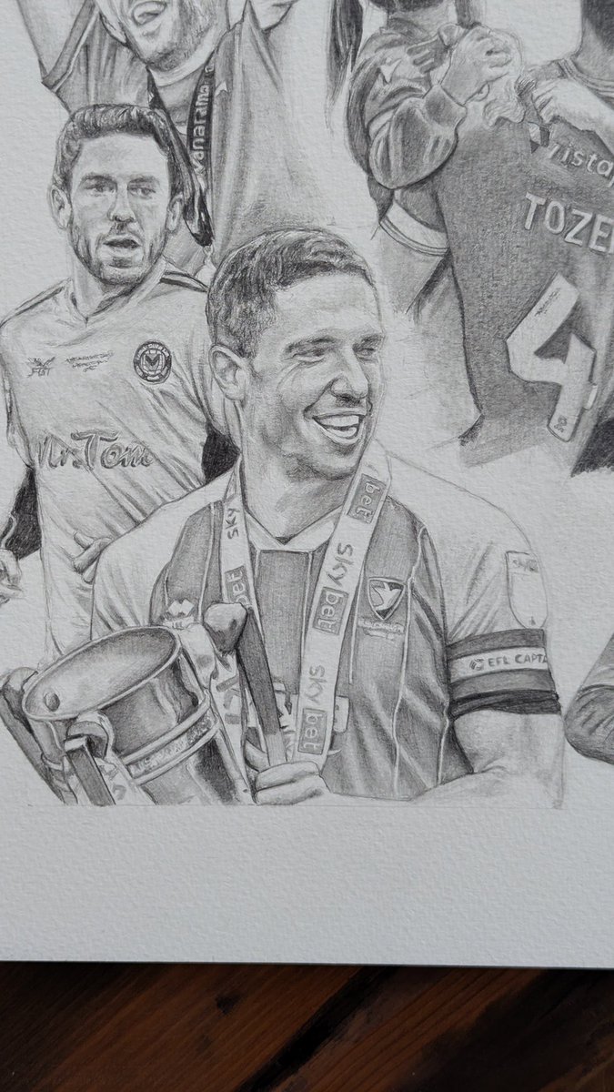 I was honoured to be commissioned by the Tozer family to create a piece that celebrates <a href="/tozer_ben/">Ben Tozer</a>'s long and illustrious career.

It was nice to put the paintbrushes down and pick up a pencil again 😂

What a privilege.