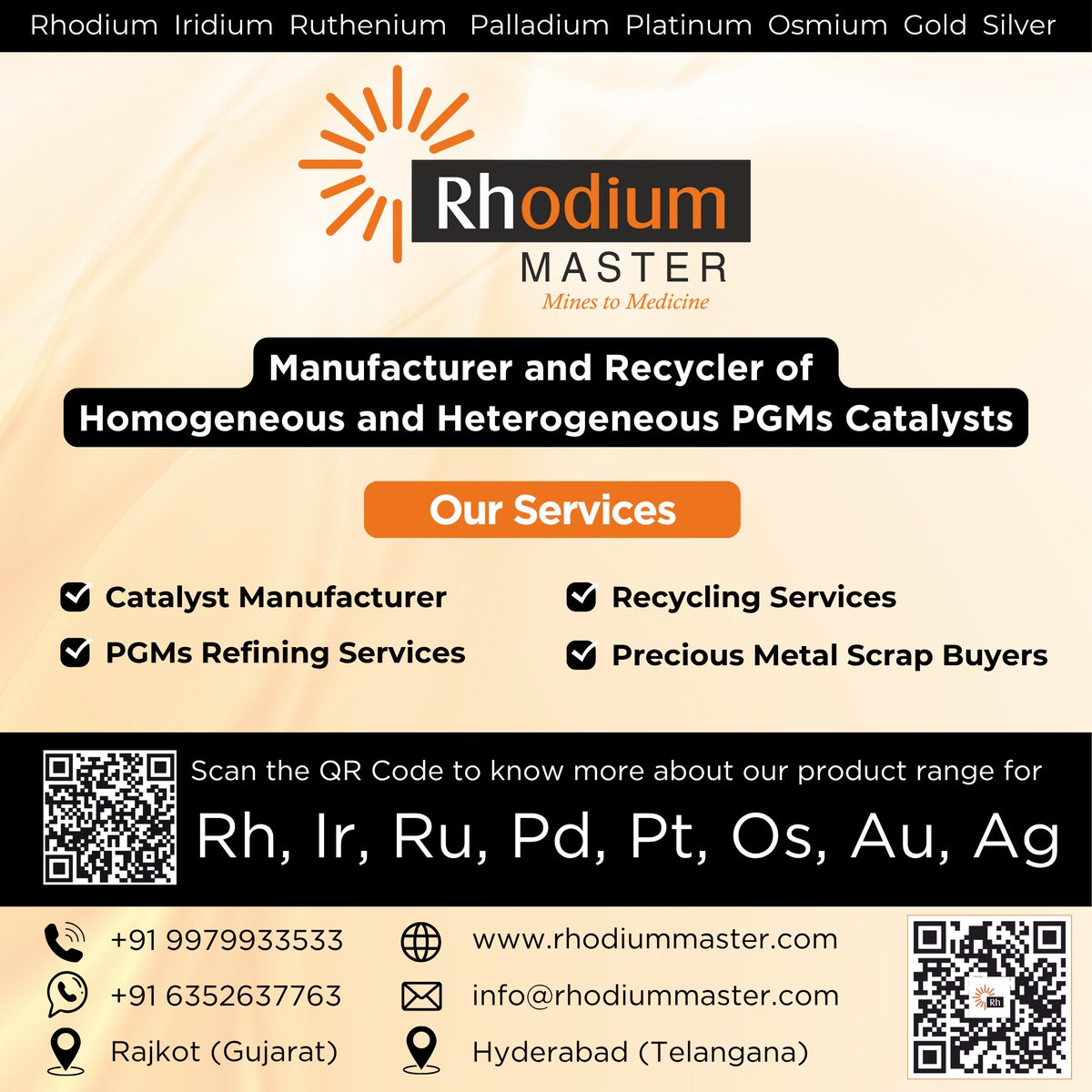 RhodiumMaster1's tweet photo. 🌟 From Compounds to Catalysts
– Quality You Can Trust🌟
https://t.co/x4e7iNpbgb
#PGMs #IndiaMarket #Platinum #Palladium #Rhodium #EmissionsControl #MarketForecast #RhodiumMaster https://t.co/mndK0jHCU8