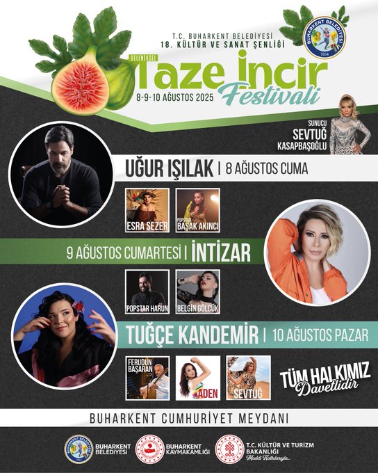 Taze İncir Festivali Buharkent’i Coşturacak!
