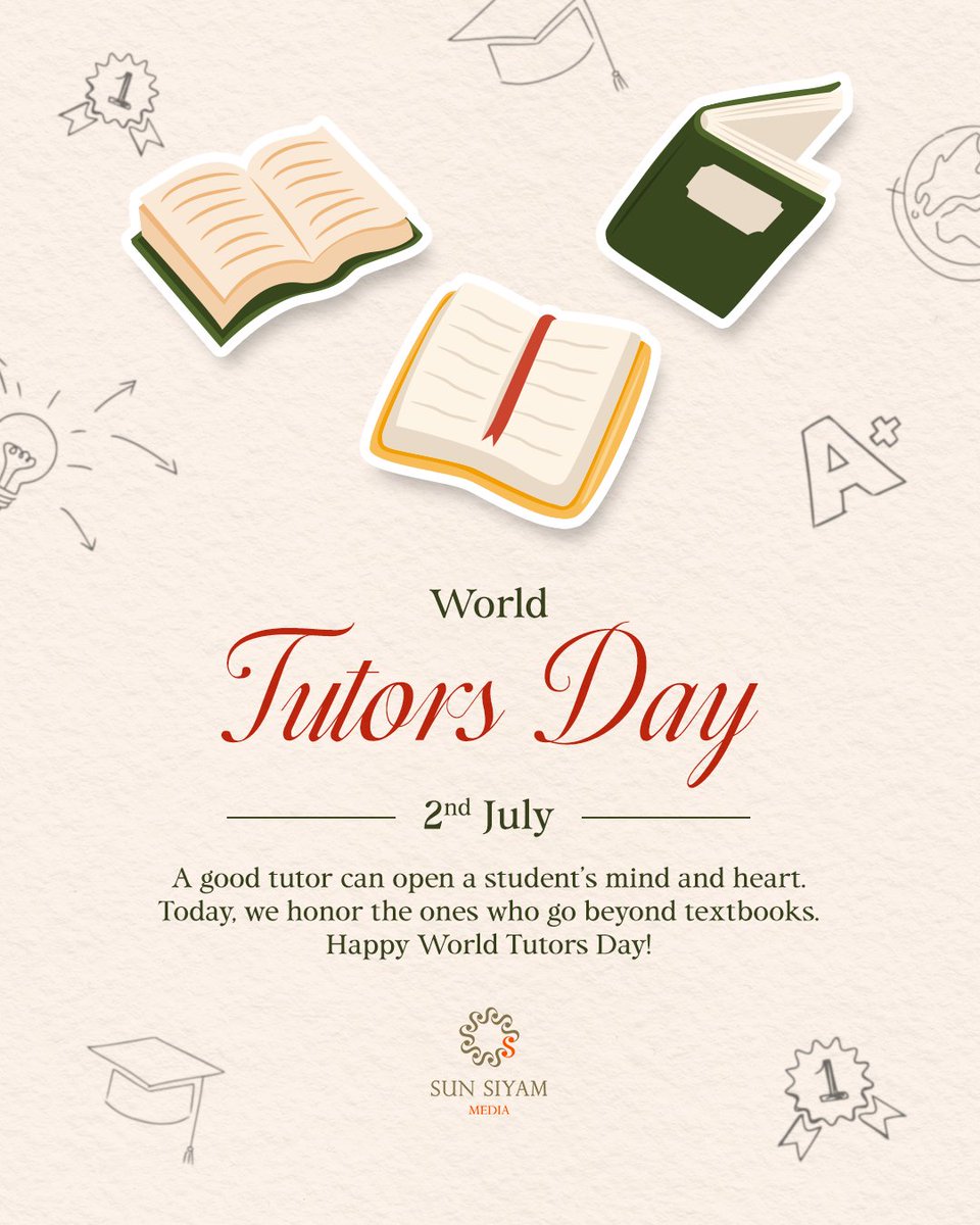 Behind every great student is a dedicated tutor. Happy World Tutors Day to the mentors who inspire, guide, and unlock potential every day! 
#WorldTutorsDay #ssmedia #sstv #sstvmv #sunmv #sunonline #sunpodcast #sunplaymv
