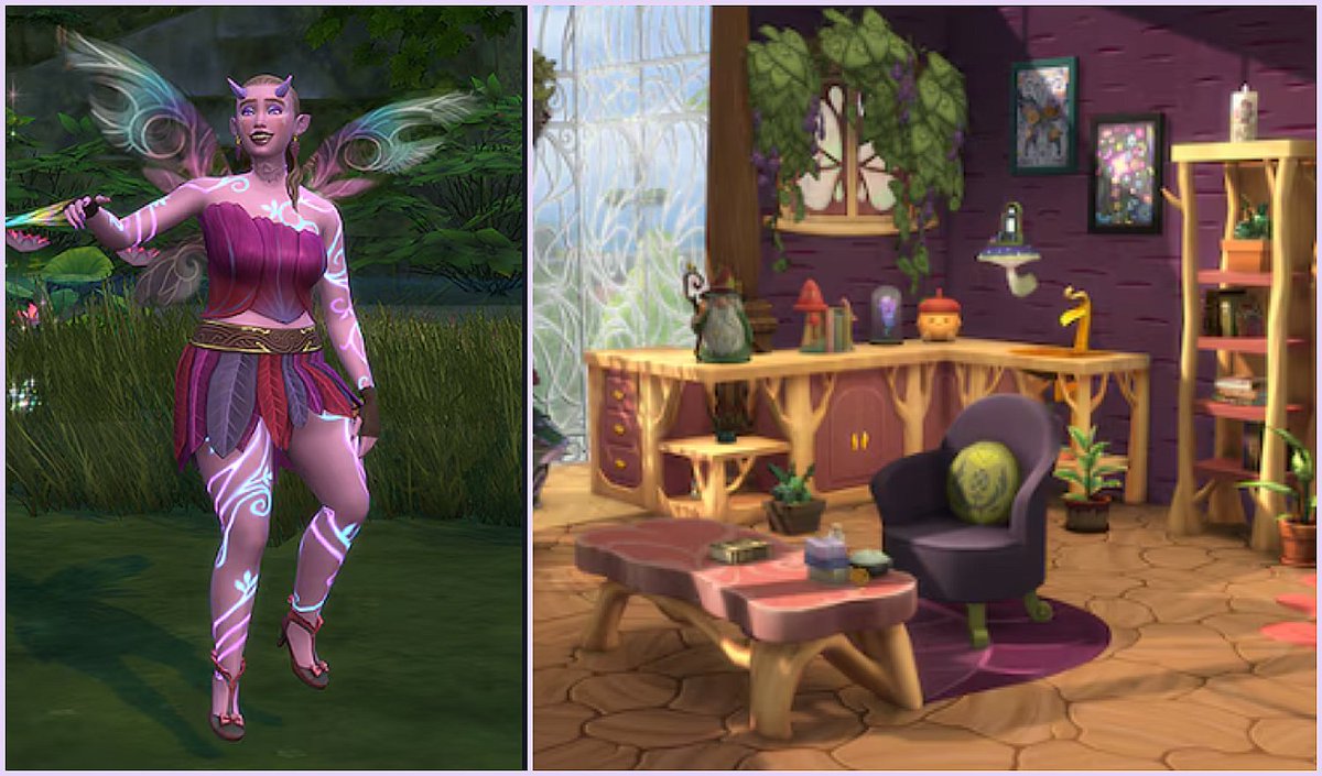Alle CAS en Bouwen/Kopen voorwerpen van de Sims 4 Betoverende Natuur! 🧚‍♀️🏠😍moonshinesim.nl/2590597_alle-c…