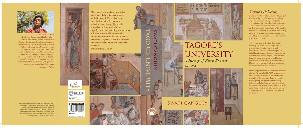 KingsIndiaInst's tweet image. Join us on July 3 for a talk with Professor @swati_ganguly12 who will speak about the history of Visva-Bharati, founded by Rabindranath Tagore in 1921, with @BPriyanka_KCL chairing the event.
Sign up: kcl.ac.uk/events/tagores… @Kings_SGA