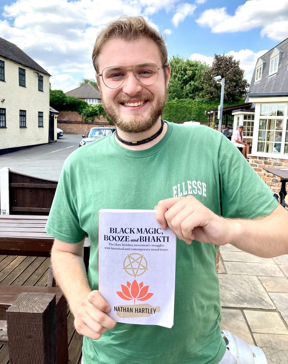 Nathan_Hartley_'s tweet image. Not bought your copy of my new book ‘Black Magic, Booze and Bhakti' yet?
It's available now:
- As a paperback: amazon.co.uk/dp/6423607133
- On Kindle: amazon.co.uk/Black-Magic-Bo…
#NewBook #BookRelease #OutNow #BlackMagic #UndercoverInvestigation #HareKrishna #ISKCON #BookReview