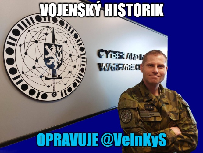 Velitelství informačních a kybernetických sil (@veinkys) on Twitter photo Dobrá.
Protože admin špatně odhadl své schopnosti, tak zatímco klikuje v koutě, požádali jsme našeho aktivního záložáka, vojenského historika <a href="/uniobranybrno/">Univerzita obrany</a> Tomáše Řepu, o osvětlení situace.
Co na české vojenství v době habsburské monarchie říká on?
1/4🧶 Dobrá.
Protože admin špatně odhadl své schopnosti, tak zatímco klikuje v koutě, požádali jsme našeho aktivního záložáka, vojenského historika <a href="/uniobranybrno/">Univerzita obrany</a> Tomáše Řepu, o osvětlení situace.
Co na české vojenství v době habsburské monarchie říká on?
1/4🧶