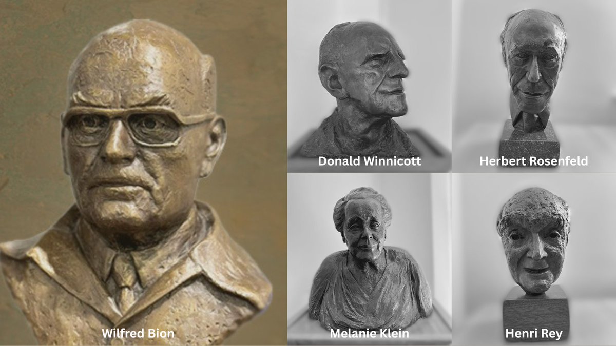 theIoPA's tweet image. Last chance to register for Encountering Bion! The bust of Wilfred Bion joins the Institute&apos;s collection of prominent psychoanalysts memorialised in sculpture.

 Register for the conference and unveiling:
📅Friday 4th July | 6:00pm - 9:00pm BST
🔗ow.ly/EQ8Y50WjxM5