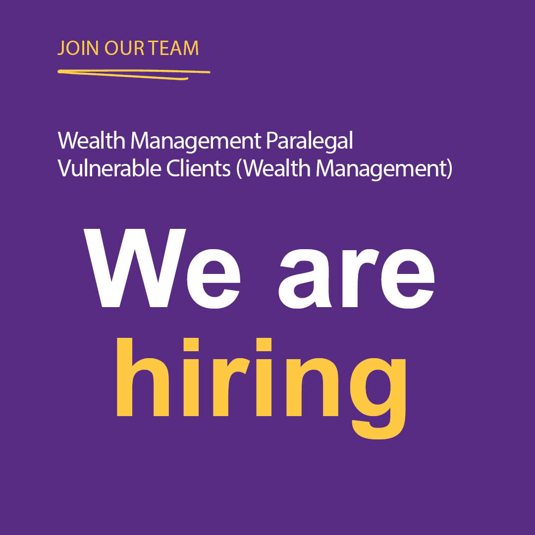 TozersLaw's tweet photo. We’re #hiring ❗

📝 #WealthManagementParalegal
🤝 Vulnerable Clients (Wealth Management)
📍 #Exeter
📆 7 July

To find out more and to apply, follow the link below 👇
https://t.co/ox5PeoKGSN

#career #solicitors #jobsearch #recruitment #careerdevelopment #nowhiring https://t.co/93ZIcDdjjL