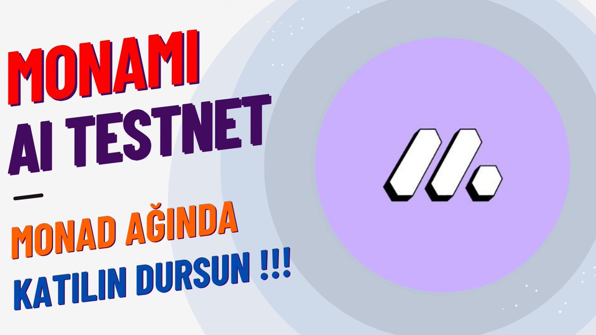 kriptoescobar0's tweet image. Monami AI Testnet / MONAD Ağında DEPIN Katılın Dursun Derim !!!

Monad ağı hypelı bir test ağı, piyasaya çıktığında monad tutarsa yan projeleri de yürüyebilir. O yüzden katılın mutlaka derim bu projeye de. 

Linkler: youtu.be/cXX5lz1lMIo

@monami_network #monami #monamitestnet