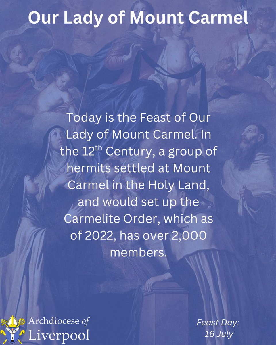 We pray for Fr Silviu Climent and all in the parish community of Our Lady of Mount Carmel and St Patrick, as well as the Carmelite community in Liverpool.