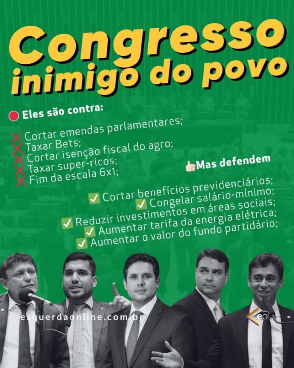 Continuem publicando porque a tag segue nos assuntos mais comentados.
CONGRESSO DA MAMATA