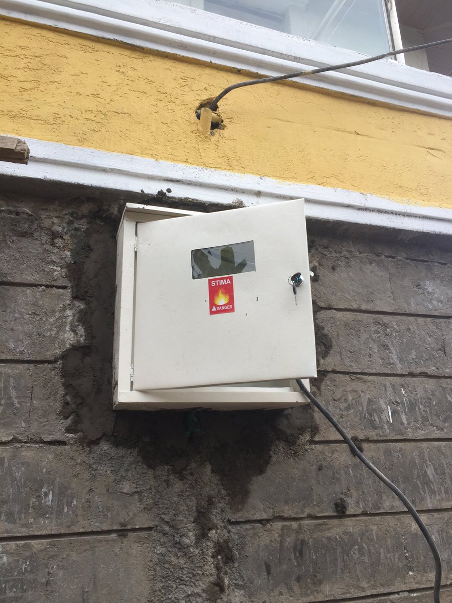 Old meter box to new one😍