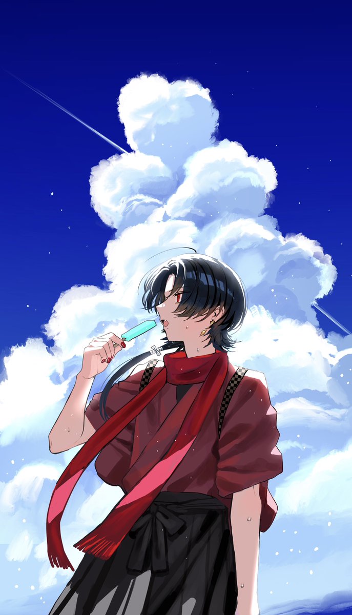 Simon 加州清光 10月上旬 加州清光 「夏」|まつゆきのイラスト