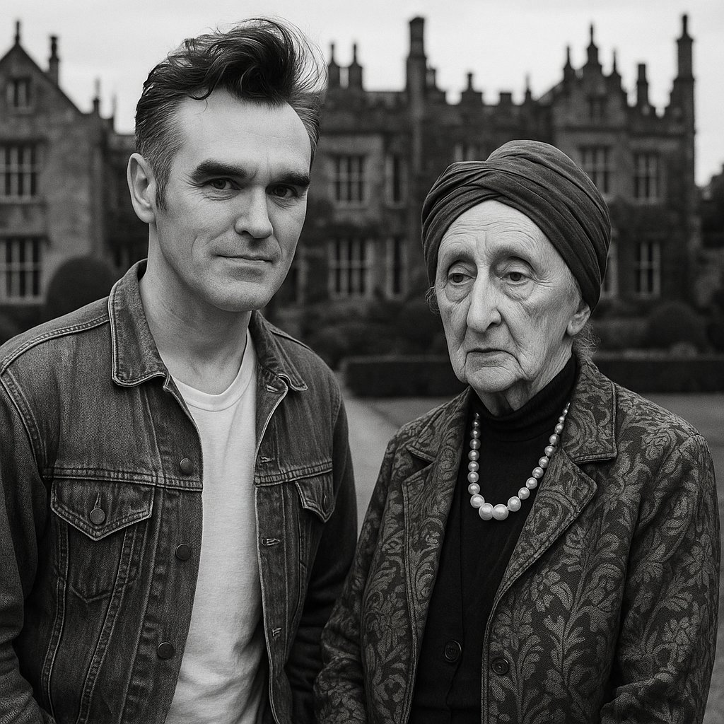 GeorgeBray's tweet photo. Morrissey and Dame Edith Sitwell at Renishaw Hall.
#Morrissey #EdithSitwell #Culture #Literature #KillUncle #MorrisseyTour https://t.co/I0xLVAxVqh