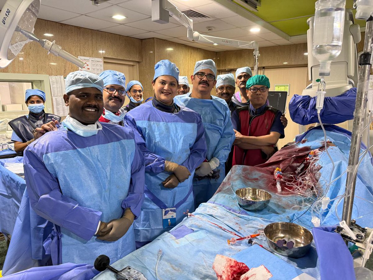 drprathapkumarn's tweet photo. 14/06/25 – A Walk Down Memory Lane at Manipal Hospital HAL Road
Back to where it all began—performed a complex CTO angioplasty at Manipal HAL Road, where I once led Interventional Cardiology. Grateful for the warm welcome, fond memories, and a successful double CTO. https://t.co/22ZwyG6fGB