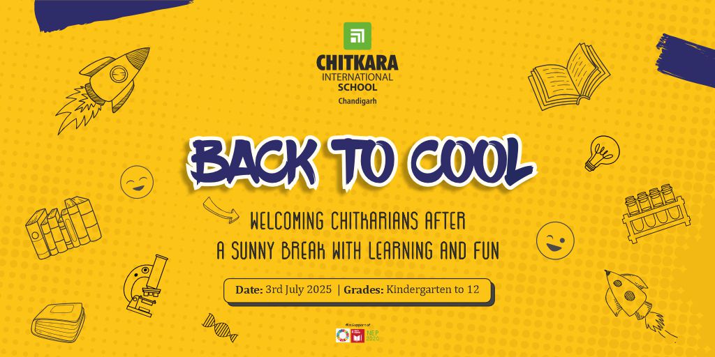chitkara_school's tweet image. “Back to Cool: Welcoming Chitkarians After a Sunny Break with Learning and Fun!” all set to spark Joy, curiosity, and a passion for learning

-
#CIS #welcomingback #backtocool #summerbreak #fun #games #laughtershow #activites #learning #kids #ChitkaraInternationalSchool