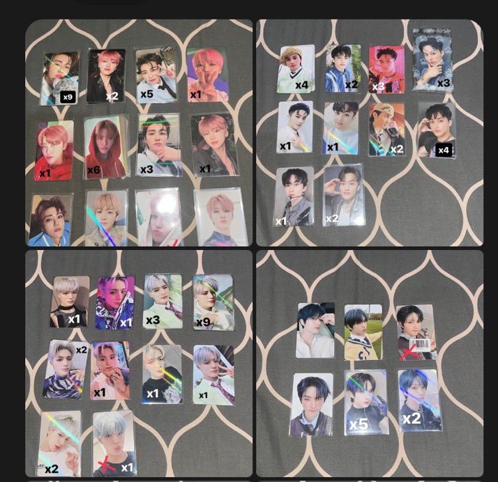 crofflve's tweet photo. wts take all only, 5jt aja. ada lebih dri 150pcs. harga murah bgt, ak jual karna mau pindah dari indo🙏 pc ada beberapa yang high demand, sama pc fansign.

klo ada yg mau opshare ini harga udh murah bgt lebih murah dri sellchin/sellkor/seller manapun https://t.co/b5VGWXcj1r