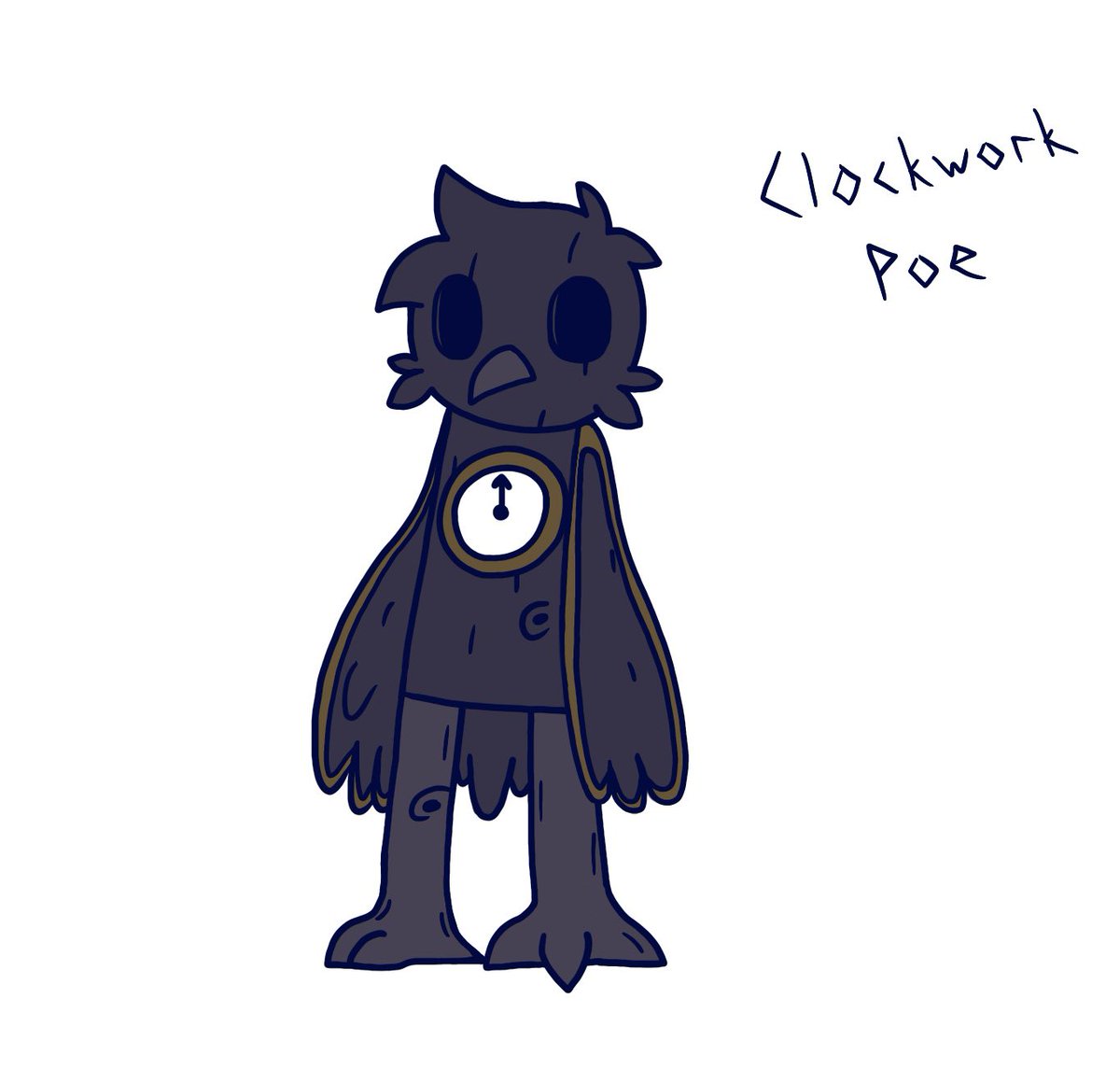 Clockwork599231's tweet image. Behold! A oc that makes sense because of my name.
I’m still not sure if I want it to replace my current character but the name of the previous one will be replace
#NightmareCritters #SmilingCrittersAU #Poe