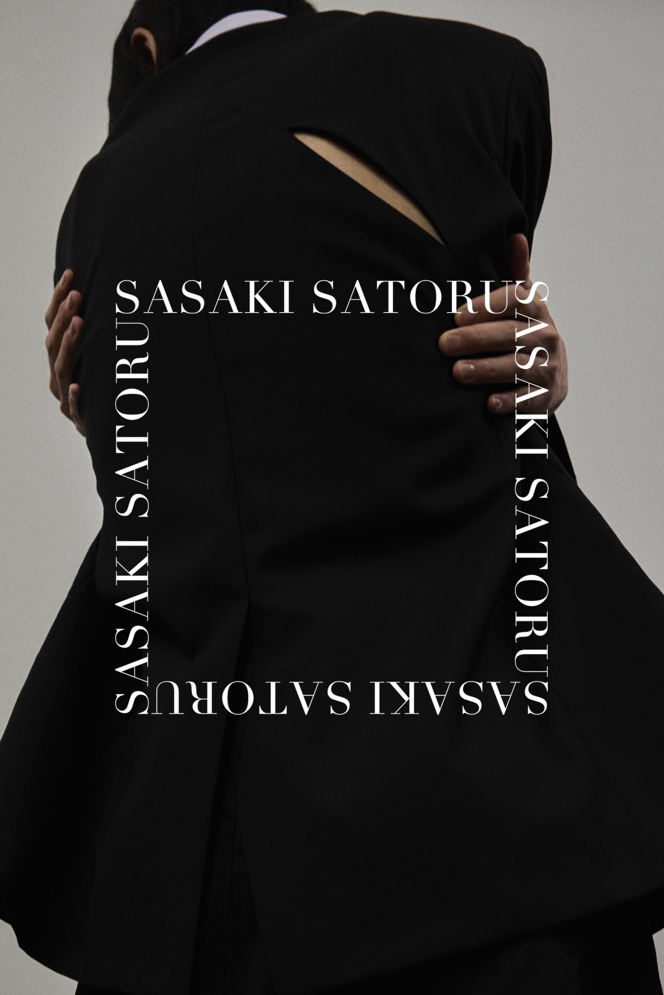 SATORU SASAKI カットソー　Tシャツ　サイズ2 黒 SATORU SASAKI カットソー Tシャツ サイズ2 黒