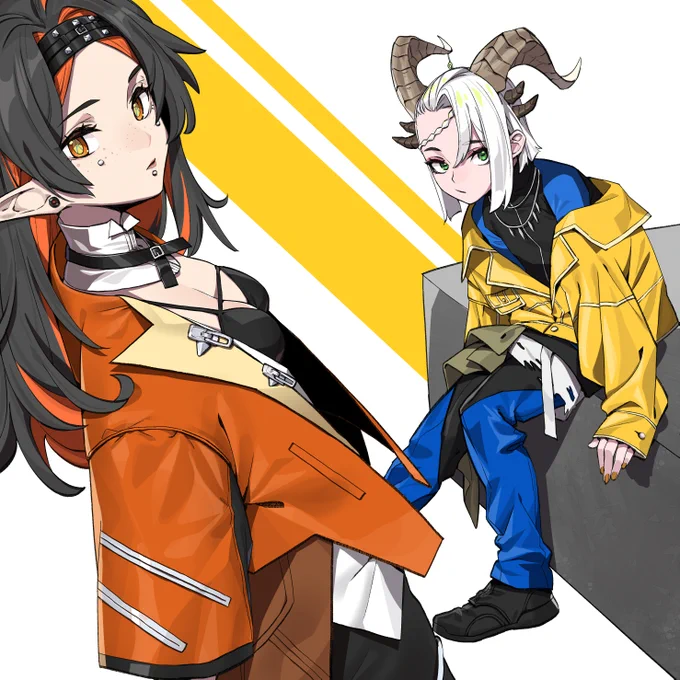感謝前陣子來自yoboby以及KyRIA組成的音樂組合 NyXober的插圖以及設計委託