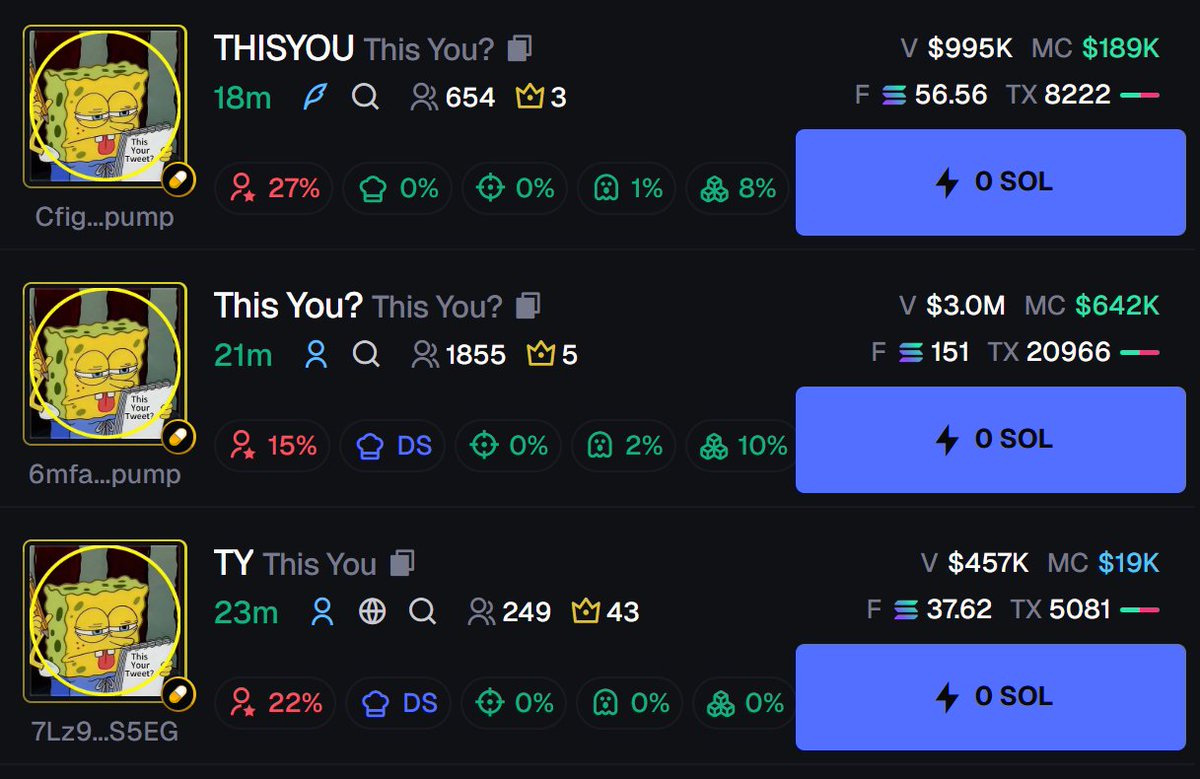 So, any reason why the OG died besides from your obvious suspects pumping volume into the token they created??? 
 
6mfaa4KbMHfGfXtWmjpkXoNMLsYSPD69qsGtPqbkpump