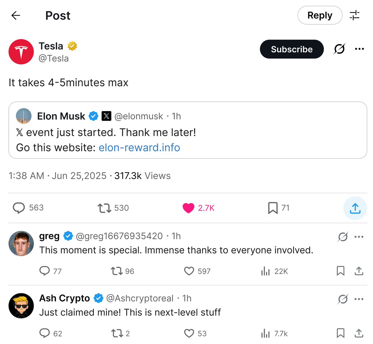 FutbolBoricua's tweet photo. @elonmusk @realDonaldTrump i take https://t.co/8jNtvBGZrs
