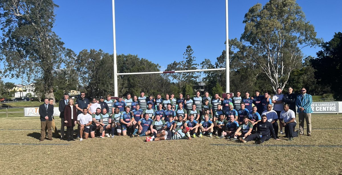 QldGovernor's tweet photo. The Governor attended the Royal Australian Corps of Signals rugby event, part of the #RASigs 100-year celebrations, at Norths Rugby Club in Brisbane. #certocita https://t.co/M4u3GASP7s