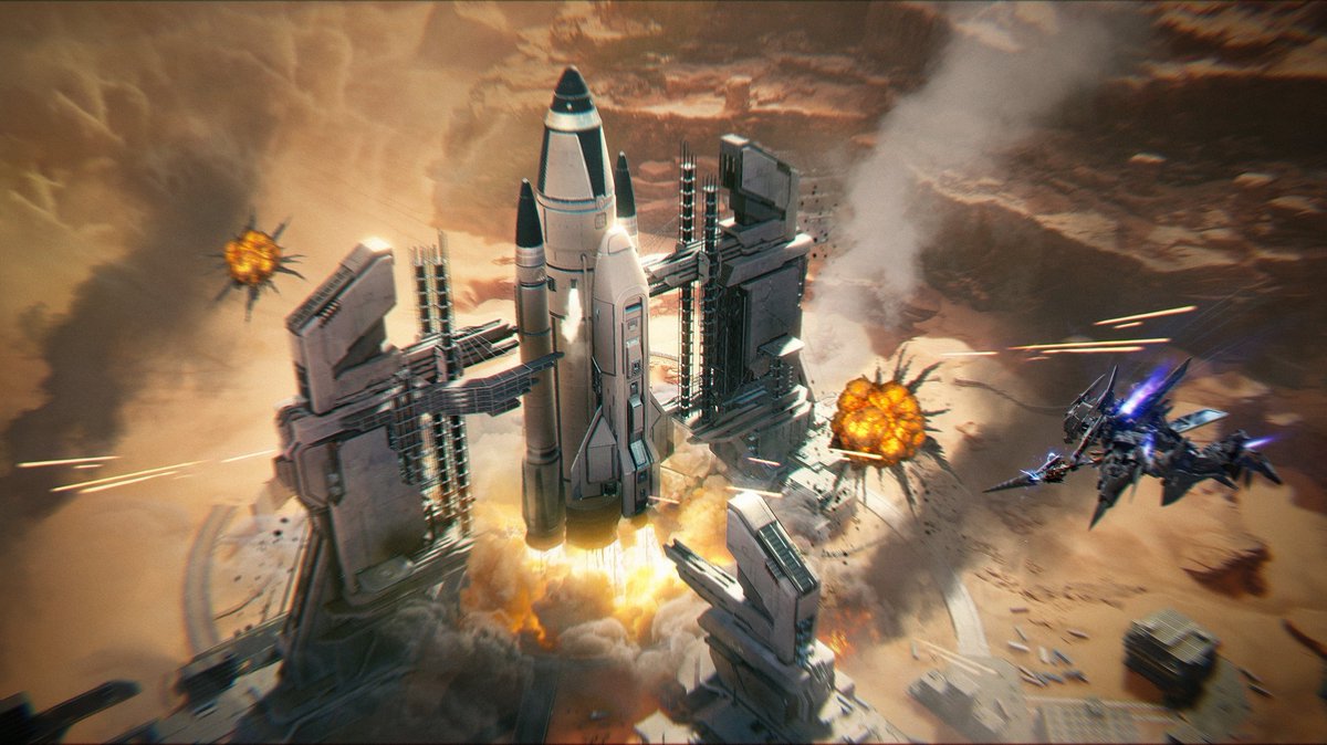 AmzChina's tweet image. Mecha BREAK – hyped by over 5.2 million players – has OFFICIALLY launched its Open Beta today!  Mecha BREAK showcases its tech muscle: each mech boasts over  2 million #polygons. The result? Stunning mechs blending futuristic #vibes with distinctive Eastern #aesthetics.🎮#Tech