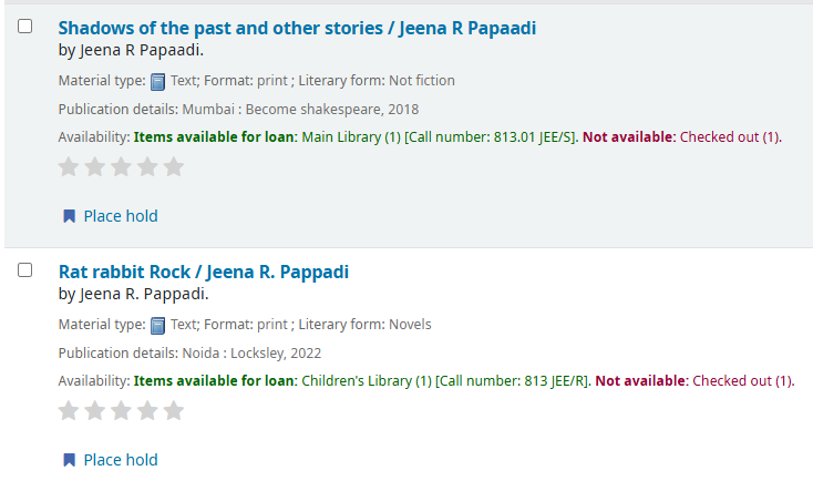 jeenapapaadi's tweet photo. 🔊 One copy each available to check out, at Trivandrum public library

#BookTwitter #readingcommunity #readers #trivandrum #tvmbooklovers #shortstories #novel #shadowsofthepast #ratrabbitrock https://t.co/zk2E0W75nG