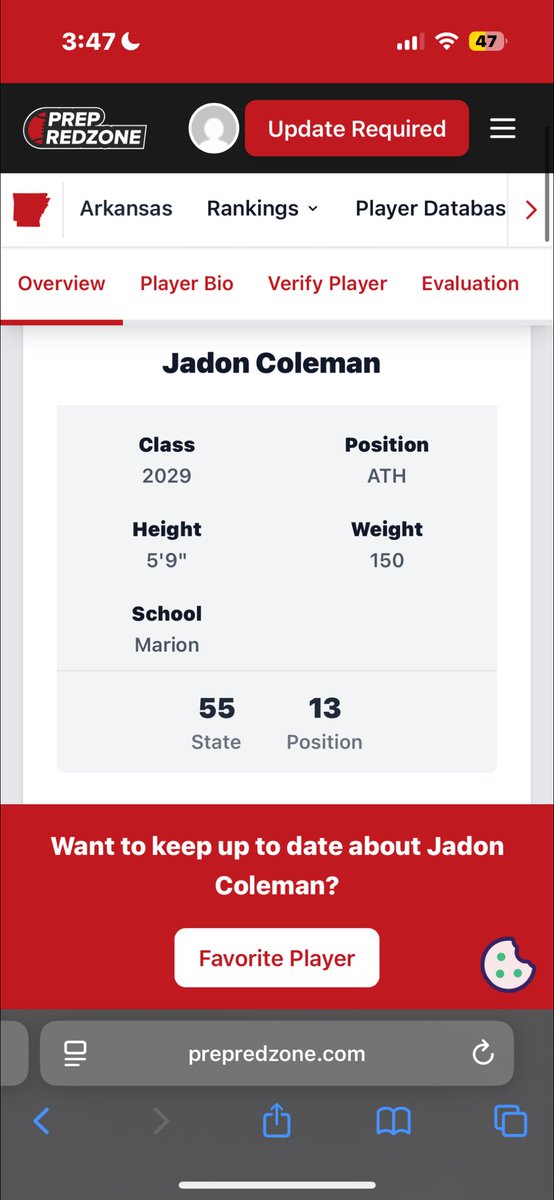 jadon Coleman (@jadoncoleman8) on Twitter photo Blessed to be ranked number 13 corner|Running back|line backer in my class and 55 in the state from <a href="/PrepRedzoneAR/">Prep Redzone Arkansas</a> season starting soon more work to do <a href="/coltonedwardsFB/">Colton Edwards</a> <a href="/LanceClark3/">Coach Lance Clark</a> <a href="/CoachLukeSexton/">Luke Sexton</a> <a href="/CoachVert/">Coach Lavar Neal</a> #Arkansas #MarionFootball #Patriots Blessed to be ranked number 13 corner|Running back|line backer in my class and 55 in the state from <a href="/PrepRedzoneAR/">Prep Redzone Arkansas</a> season starting soon more work to do <a href="/coltonedwardsFB/">Colton Edwards</a> <a href="/LanceClark3/">Coach Lance Clark</a> <a href="/CoachLukeSexton/">Luke Sexton</a> <a href="/CoachVert/">Coach Lavar Neal</a> #Arkansas #MarionFootball #Patriots