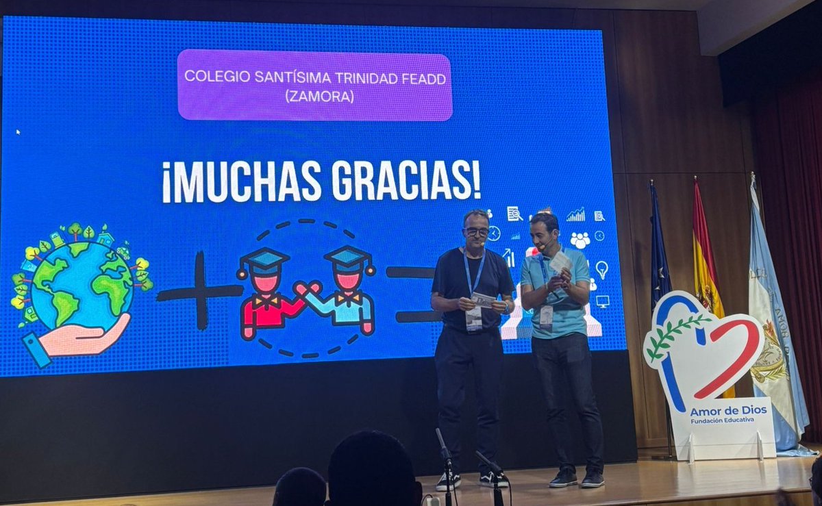Luis de Mena (@llume38) on Twitter photo 🍀 #PIEEscuelasSaludables
Emocionados de presentar #ApS
"Los Guardianes del Duero en busca del #DUA"
🚀 II Congreso de Innovación Educativa:
"CREA, INSPIRA, COMPARTE".
🥰 Esfuerzo colectivo: eliminar barreras en el aprendizaje:
<a href="/CharlasEducativ/">Las #CharlasEducativas</a> <a href="/AulaDesigual/">Aula DesIgual</a>
#claustrovirtual 🍀 #PIEEscuelasSaludables
Emocionados de presentar #ApS
"Los Guardianes del Duero en busca del #DUA"
🚀 II Congreso de Innovación Educativa:
"CREA, INSPIRA, COMPARTE".
🥰 Esfuerzo colectivo: eliminar barreras en el aprendizaje:
<a href="/CharlasEducativ/">Las #CharlasEducativas</a> <a href="/AulaDesigual/">Aula DesIgual</a>
#claustrovirtual