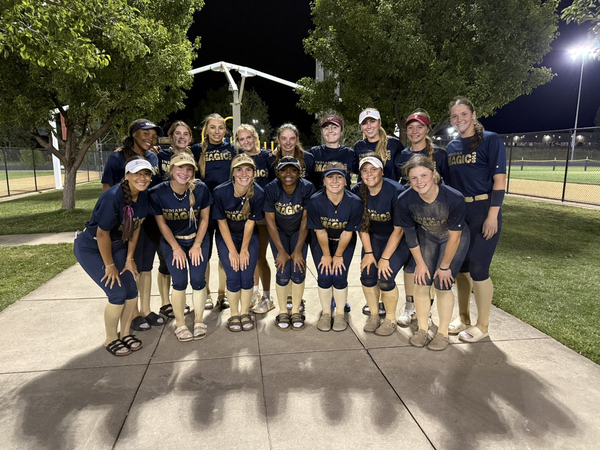 Indiana Magic Gold National Bennett/Goddard 16U (@img08bengod) on Twitter photo Fought through a couple super competitive games & an extended weather delay to come out on top today. See you tomorrow at 2pm - Aurora Sports Park field B4.
<a href="/triplecrownspts/">Triple Crown Sports</a> <a href="/thealliancefp/">The Alliance Fastpitch</a> <a href="/ExtraInningSB/">EXTRA INNING SOFTBALL</a> <a href="/LineDsoftball/">Line Drive Media</a> Fought through a couple super competitive games & an extended weather delay to come out on top today. See you tomorrow at 2pm - Aurora Sports Park field B4.
<a href="/triplecrownspts/">Triple Crown Sports</a> <a href="/thealliancefp/">The Alliance Fastpitch</a> <a href="/ExtraInningSB/">EXTRA INNING SOFTBALL</a> <a href="/LineDsoftball/">Line Drive Media</a>