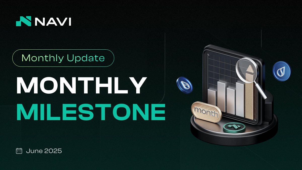 NAVI Protocol (@navi_protocol) on Twitter photo Building DeFi journey with NAVI
🔹 Milestone: $200K Borrow TVL, $700M
🔹 Ecosystem Partnerships: @backpack <a href="/okx/">OKX</a> <a href="/tomo_wallet/">Tomo Wallet</a>
🔹 Updates: UIUX Upgrade, $700K xBTC Borrow campaign with <a href="/wallet/">OKX Wallet</a>
🔹 Sponsored: Sui LEVELING in HongKong with <a href="/852web3/">852Web3🇭🇰</a>
🔹 Coming soon: Extending Borrow Building DeFi journey with NAVI
🔹 Milestone: $200K Borrow TVL, $700M
🔹 Ecosystem Partnerships: @backpack <a href="/okx/">OKX</a> <a href="/tomo_wallet/">Tomo Wallet</a>
🔹 Updates: UIUX Upgrade, $700K xBTC Borrow campaign with <a href="/wallet/">OKX Wallet</a>
🔹 Sponsored: Sui LEVELING in HongKong with <a href="/852web3/">852Web3🇭🇰</a>
🔹 Coming soon: Extending Borrow
