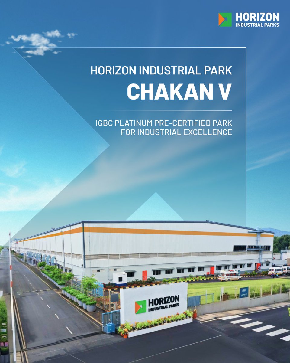 horizon_parks's tweet image. Horizon Industrial Park Chakan V: Future-ready, sustainable, and well-connected near Pune. IGBC Platinum pre-certified. 

Contact Shubham Tekade at +91 77569 67505. 

#HorizonIndustrialParks #StrategicLocation #IGBCPlatinum #BuiltToSuit #ReadyToMoveSpaces