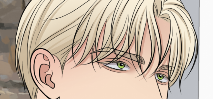 치켜뜬 눈 그릴 때 (얼굴이) 재밌어용