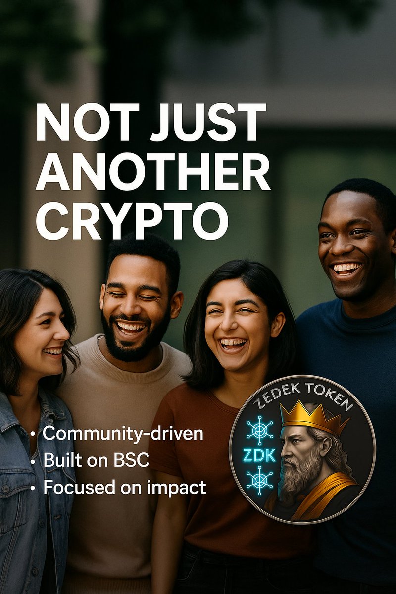 zedektoken's tweet photo. > 💬 They said crypto is only for traders.

We say it’s for people.

Zedek Token ($ZDK) brings purpose to every wallet:

🌐 Powered by community
🔗 Built on BSC
💥 Impact with every move

🔗 https://t.co/IaMIo4ctu0

#ZedekToken #ZDK #Web3Africa #CryptoPurpose #RealUseCrypto https://t.co/uvkxY7IleU