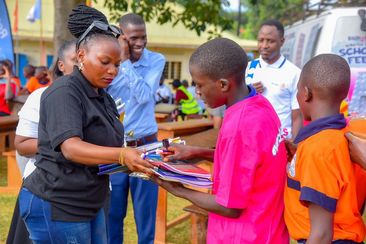 RAC_Bwebajja's tweet photo. This amazing Day 1 engagement reached 150+ children demonstrating the power of teamwork and community service! It was a fantastic kickstart to our Rotary year, full of energy and impact. #PeopleOfAction https://t.co/7HE0CkpJwU