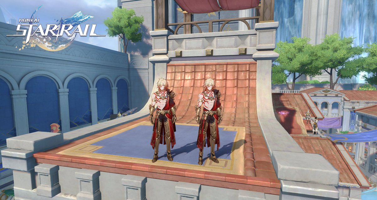 To pull Phainon I chose this lovely place on the roof *wink* and with the help of double Mydei, I didn't lose 50/50 even once lmao