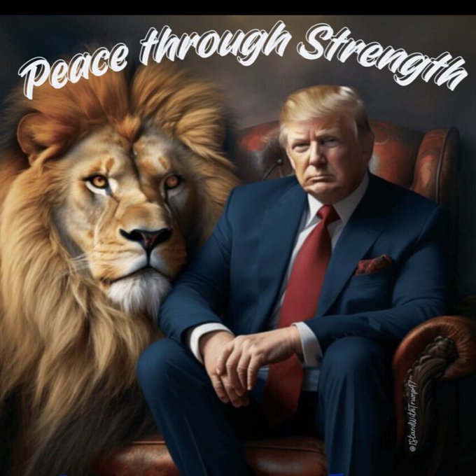 TRUMP ARMY (@trump_army_) on Twitter photo <a href="/elonmusk/">Elon Musk</a> <a href="/realDonaldTrump/">Donald J. Trump</a> Peace through strength!! <a href="/elonmusk/">Elon Musk</a> <a href="/realDonaldTrump/">Donald J. Trump</a> Peace through strength!!