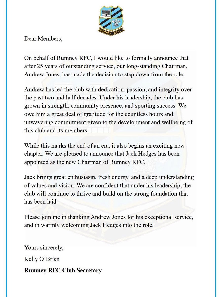Rumney RFC tweet media