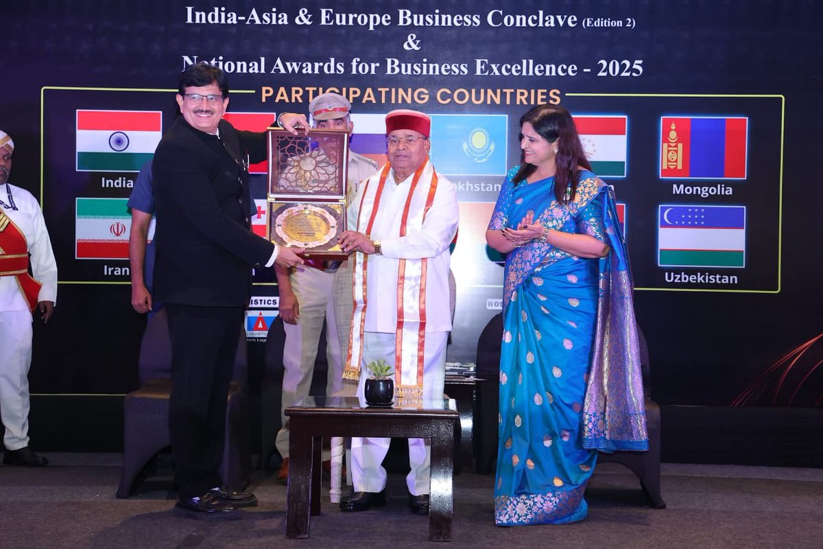 🌐 India–Asia &amp; Europe Business Conclave (Edition 2) &amp;National Awards for Business Excellence 2025
📍 Radisson Blu Atria, Bengaluru | 📅 28th June 2025

We were honoured by the gracious presence of the Hon’ble Governor of Karnataka, Shri Thaawarchand Gehlot, Ambassadors,