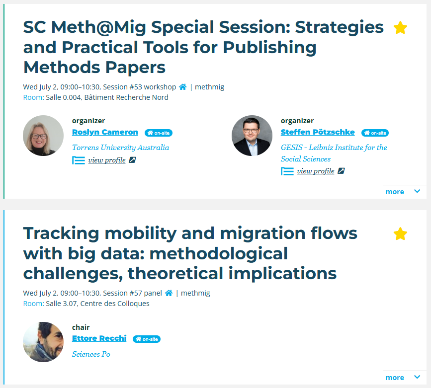 METHatMIG's tweet photo. As the second day of #IMISCOE2025 starts, we have prepared a convenient list of today’s Meth@Mig sessions for you. Don’t miss out on them! @IMISCOE https://t.co/btHn5YUCPW