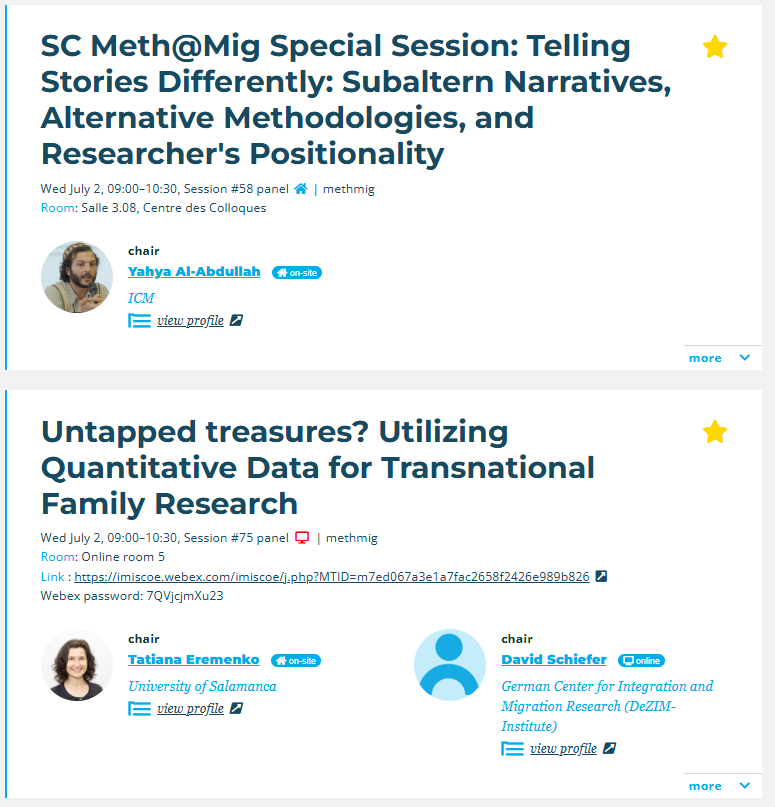 METHatMIG's tweet photo. As the second day of #IMISCOE2025 starts, we have prepared a convenient list of today’s Meth@Mig sessions for you. Don’t miss out on them! @IMISCOE https://t.co/btHn5YUCPW