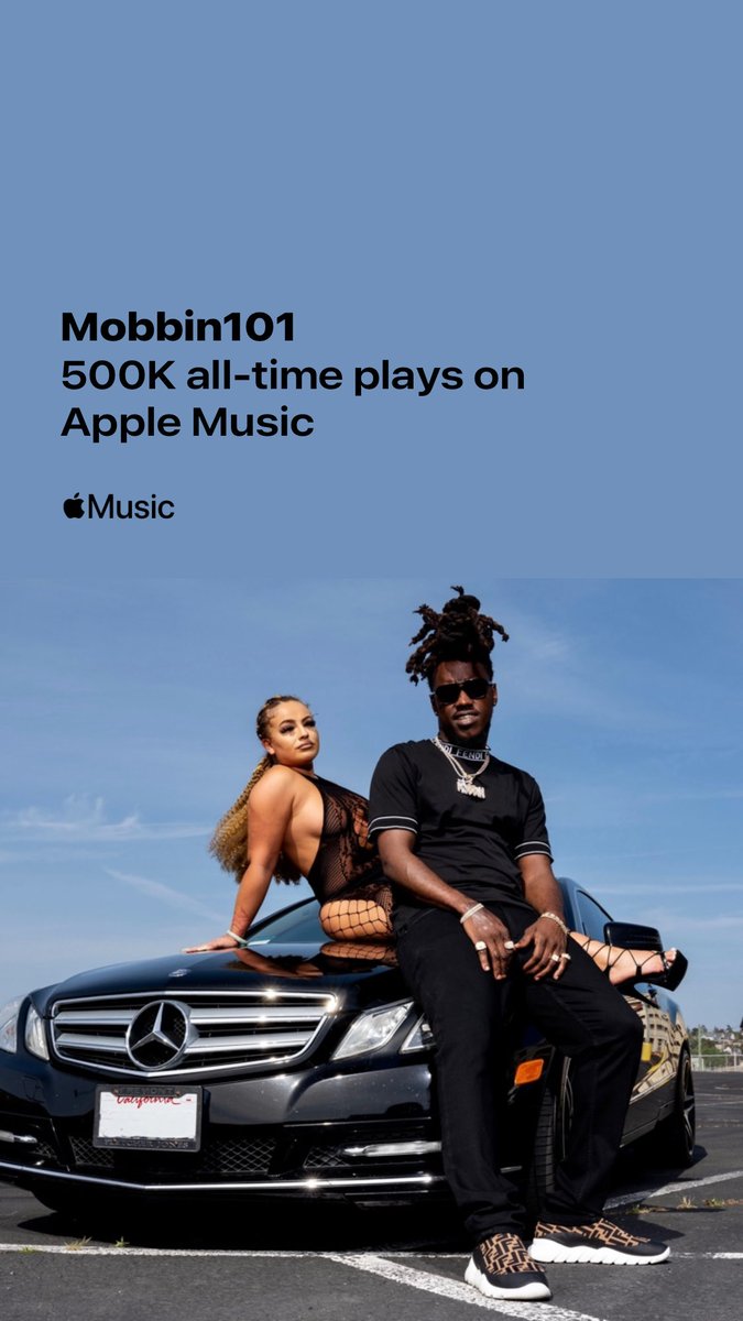 S/O Apple Music for 10 years of service👏🏽🔊 Just passed a new Milestone on <a href="/AppleMusic/">Apple Music</a>. Keep streaming! 
music.lnk.to/rgCQuD #AppleMusic #Mobbin101 #NewMusic
