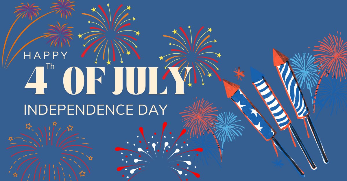 This Independence Day, we’re sending warm wishes to our entire community. May your holiday be filled with laughter, good food, and time to relax and recharge.

Thank you for all the hard work you do enjoy the break, stay safe, and we look forward to connecting again soon!